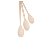 Wooden Spoons - pack of 3 (1 x 30cm, 1 x 26cm, 1 x 20cm)